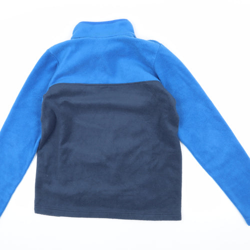 Columbia Boys Blue Fleece Henley Sweatshirt XL Casual