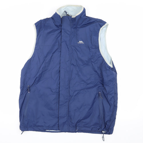 Trespass Men's Blue XL Waistcoat with Zipped Pockets
