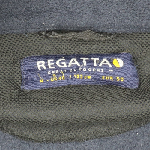 Regatta Men's Blue Fleece Jacket, Size M, Outdoor Casual