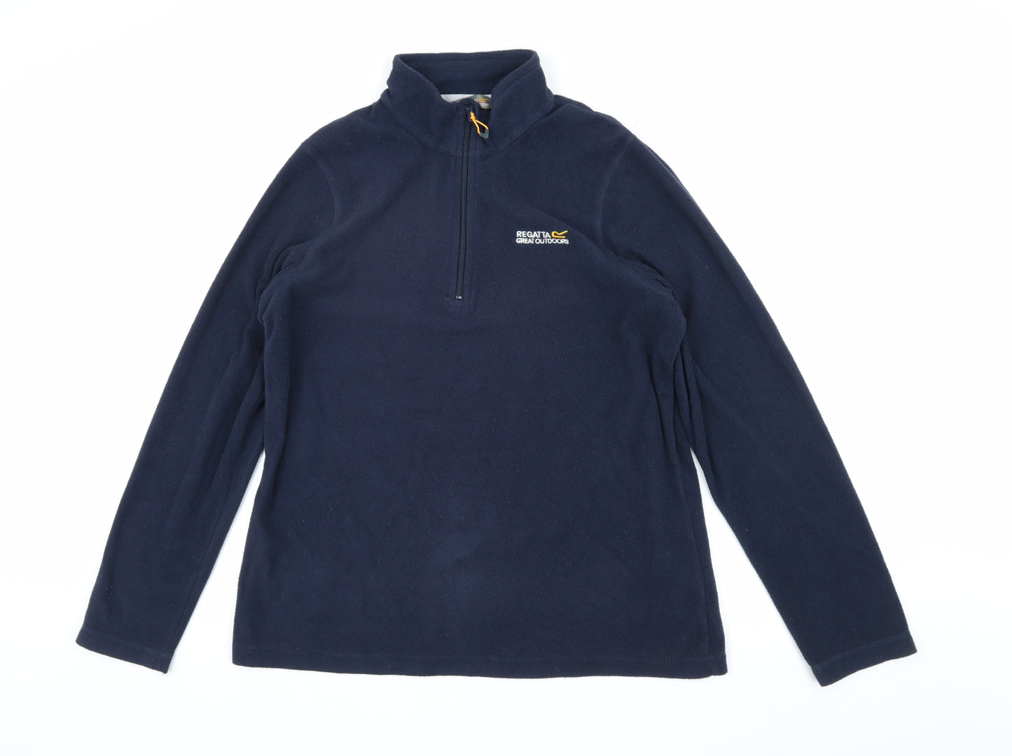 Regatta Women's Blue Henley 1/2 Zip Fleece Sweatshirt Size 14