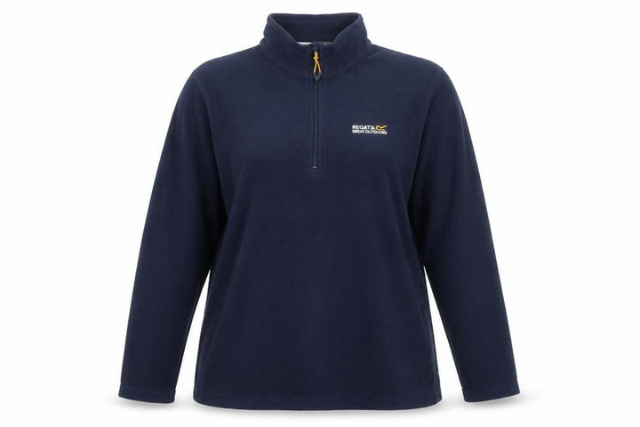 Regatta Women's Blue Henley 1/2 Zip Fleece Sweatshirt Size 14