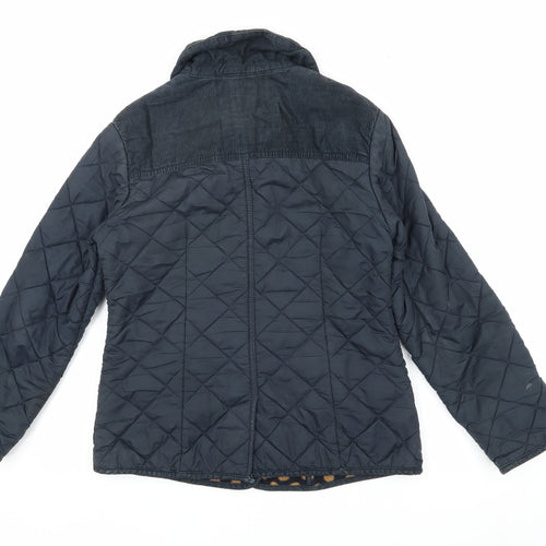 Next Girls Blue Quilted Jacket, 11 Years - Stylish Autumn Wear