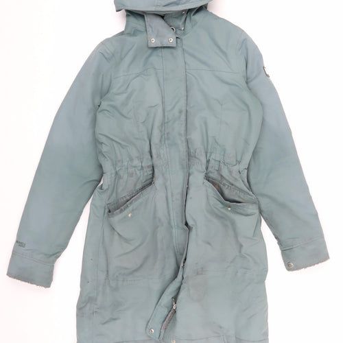 Regatta Women's Green Parka Jacket UK 10 - Outdoor Style
