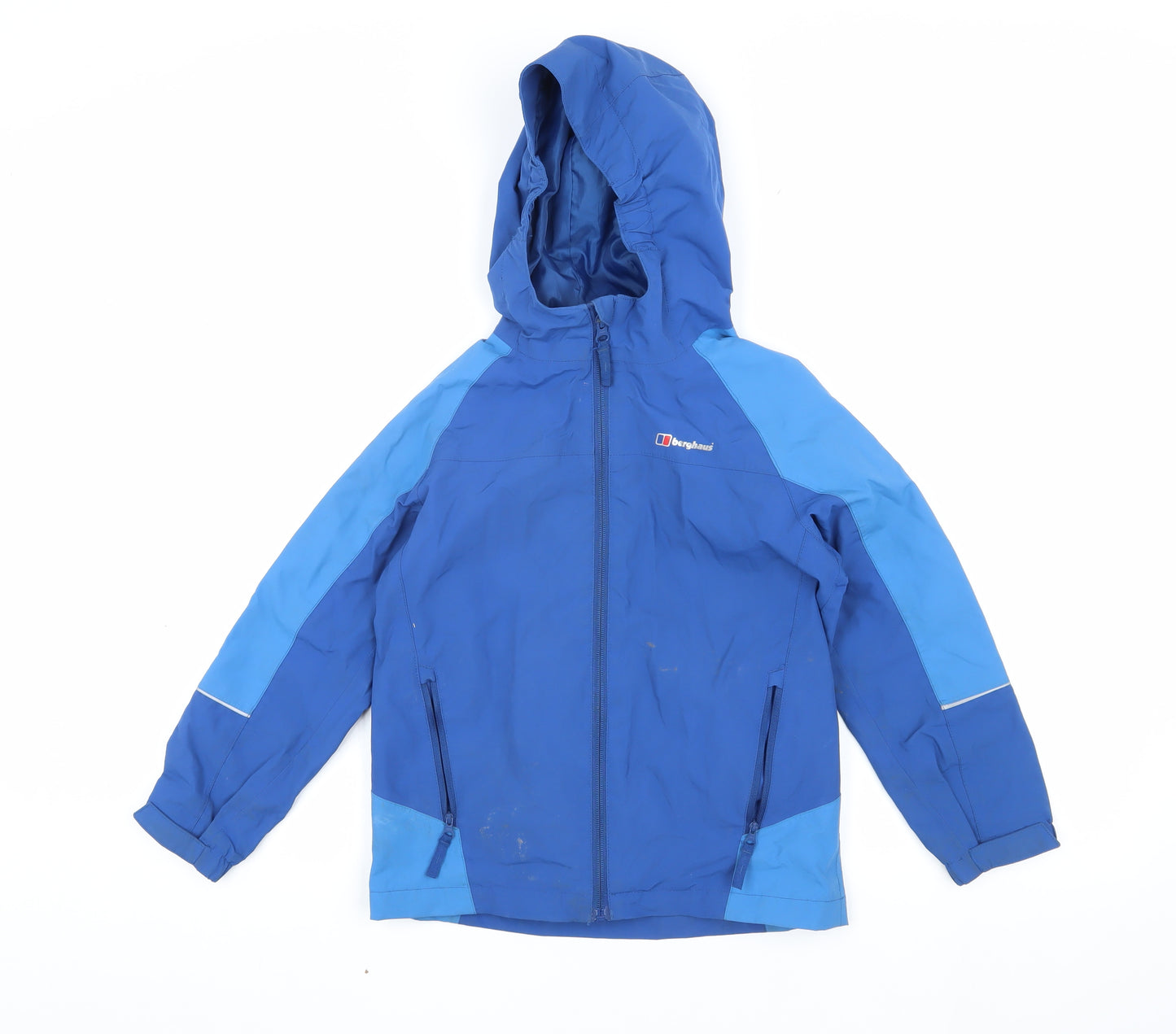 Berghaus Boys Blue Hooded Mid-Length Parka 7-8 Years