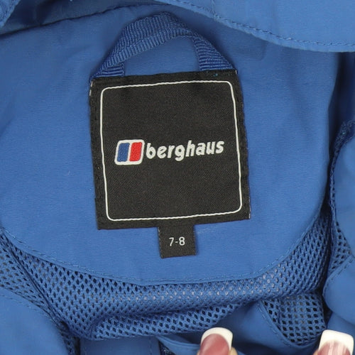 Berghaus Boys Blue Hooded Mid-Length Parka 7-8 Years