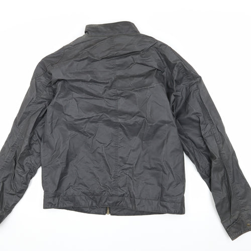 Next Men's Black Motorcycle Jacket M – Casual & Stylish