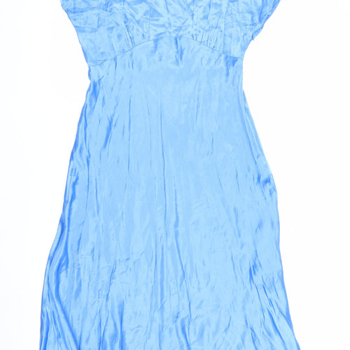 Marks and Spencer Women Blue Dress, Size 14