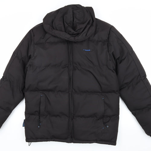 Mountainlife Men's Black Puffer Jacket S Hooded