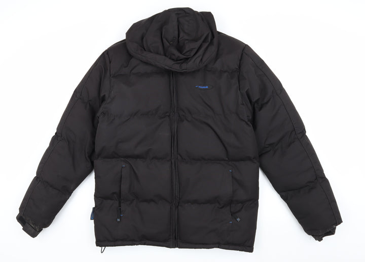 Mountainlife Men's Black Puffer Jacket S Hooded