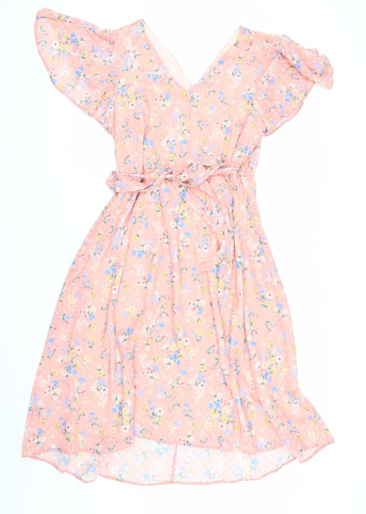Dorothy Perkins Women's Pink Floral A-Line Dress