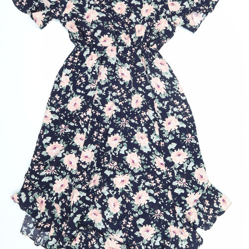 Stella Morgan Women's Floral Wrap Dress, UK 10, Multicolour