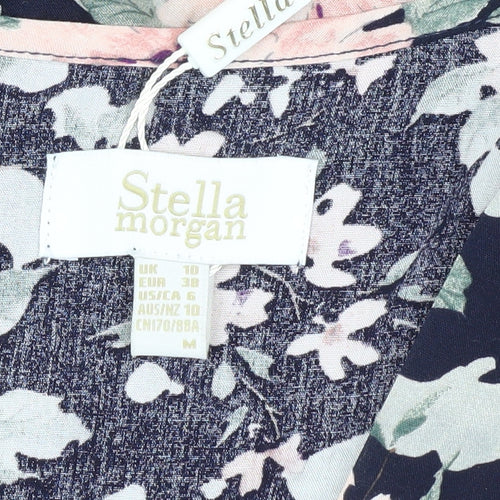 Stella Morgan Women's Floral Wrap Dress, UK 10, Multicolour