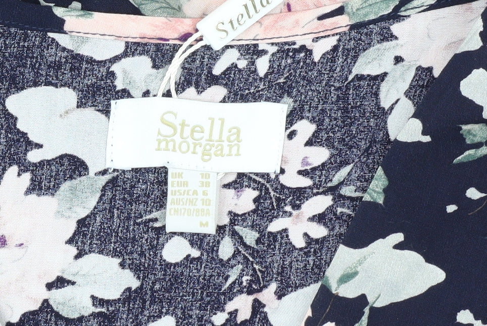 Stella Morgan Women's Floral Wrap Dress, UK 10, Multicolour