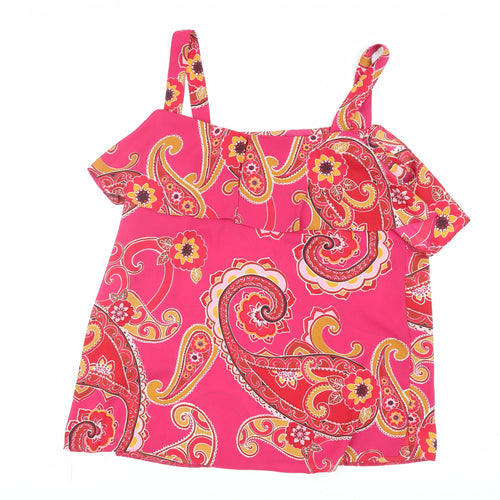 Dorothy Perkins Women's Pink Paisley Tank Top