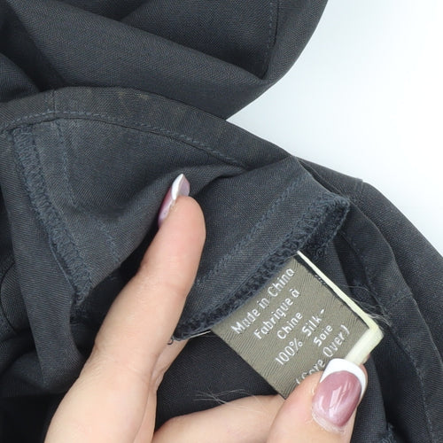 Calvin Klein Women's Black Silk Slip Dress M