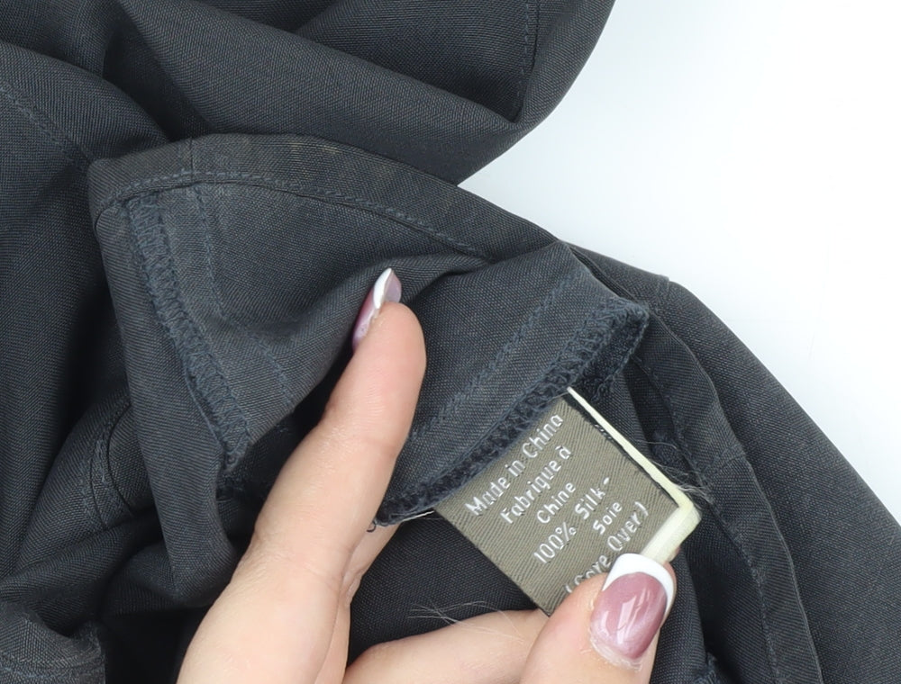 Calvin Klein Women's Black Silk Slip Dress M