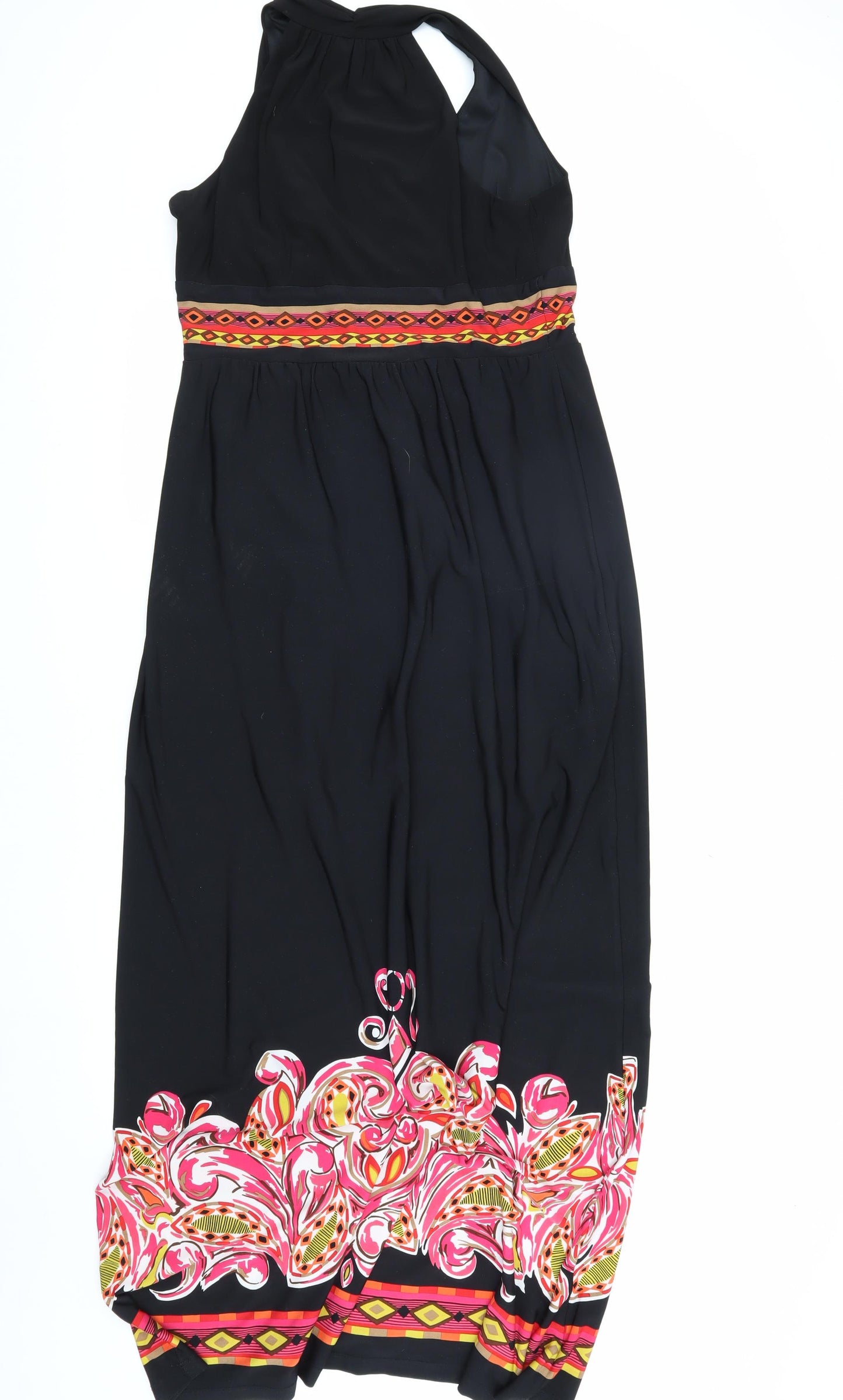 Ronni Nicole Women's Black A-Line Sleeveless Dress, Size 14