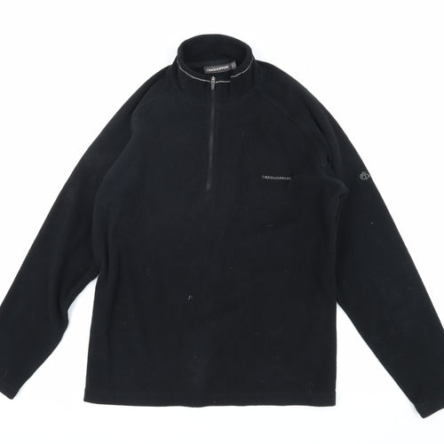 Craghoppers Women's Black Fleece Sweatshirt Size 14