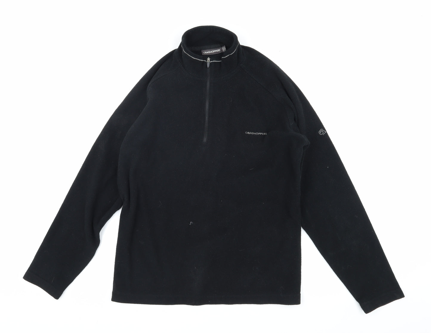 Craghoppers Women's Black Fleece Sweatshirt Size 14