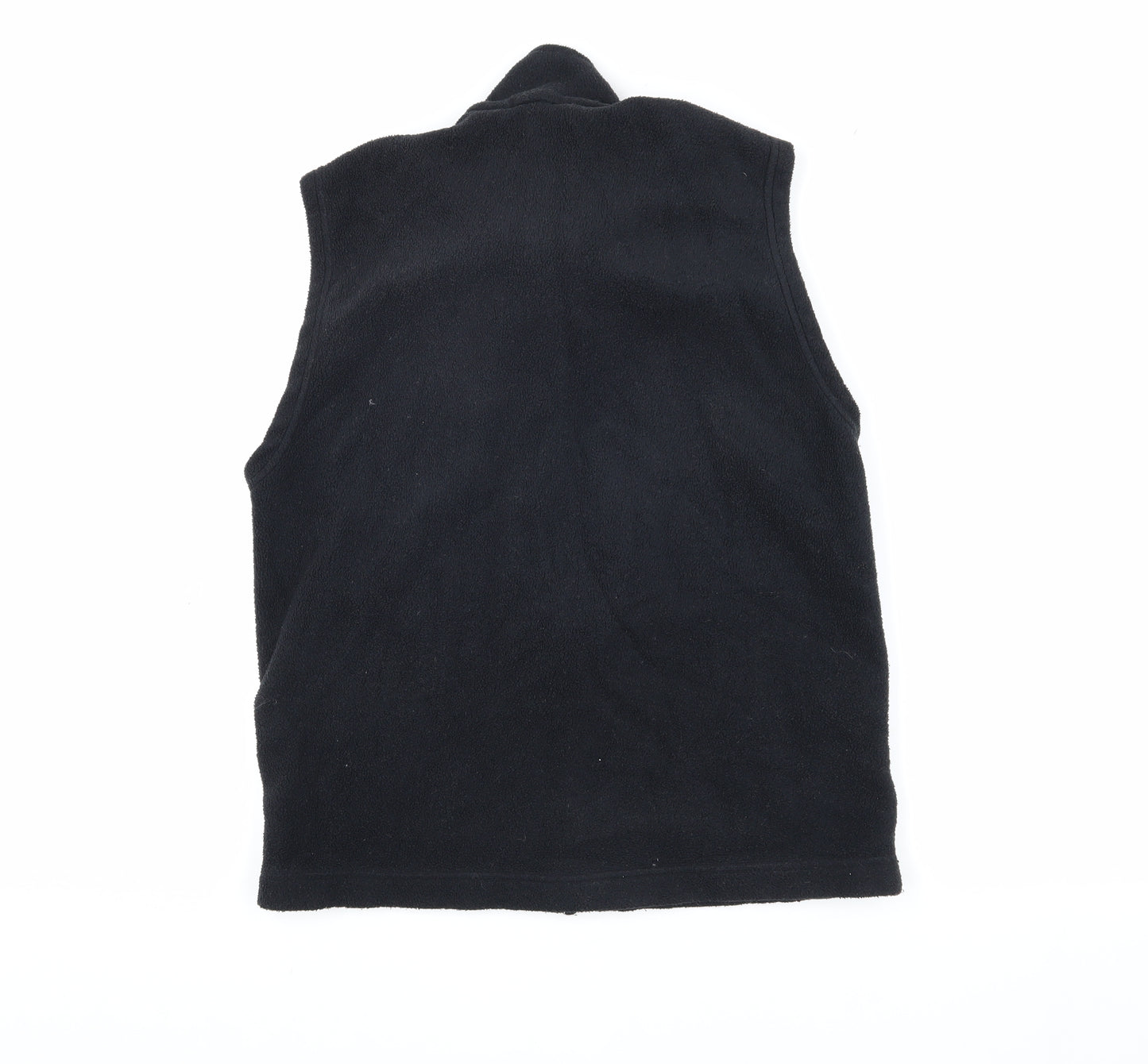 M&S Men's Black Fleece Waistcoat Size S Casual Warm