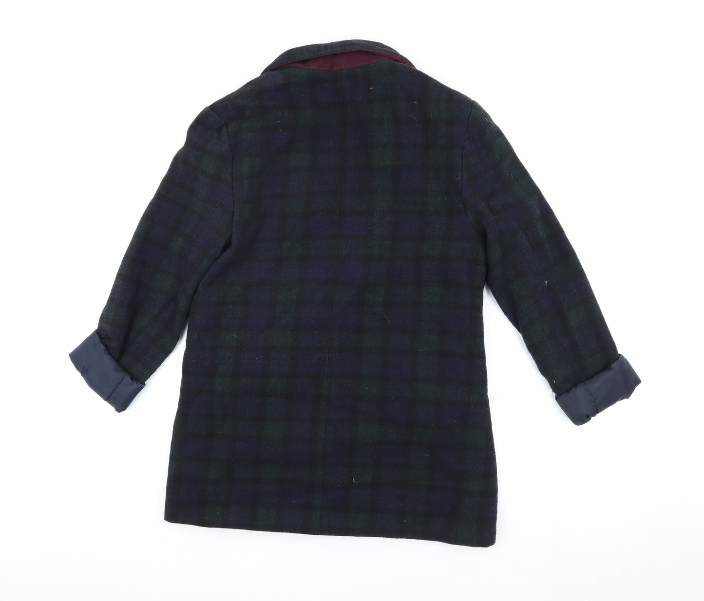 New Look Women's Multicoloured Plaid Blazer Size 10