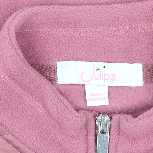 Julipa Women's Pink Puffer Jacket Size 14