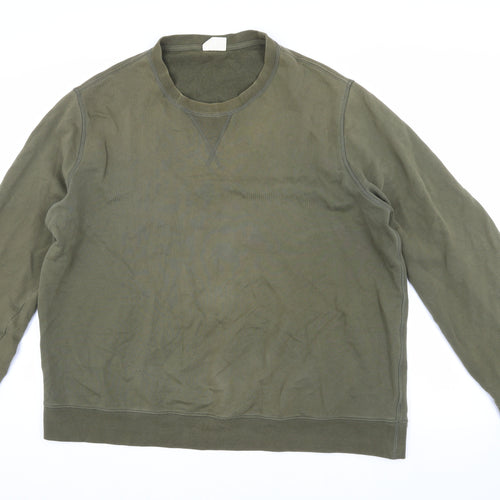 Marks and Spencer Men's Green XL Pullover Sweatshirt