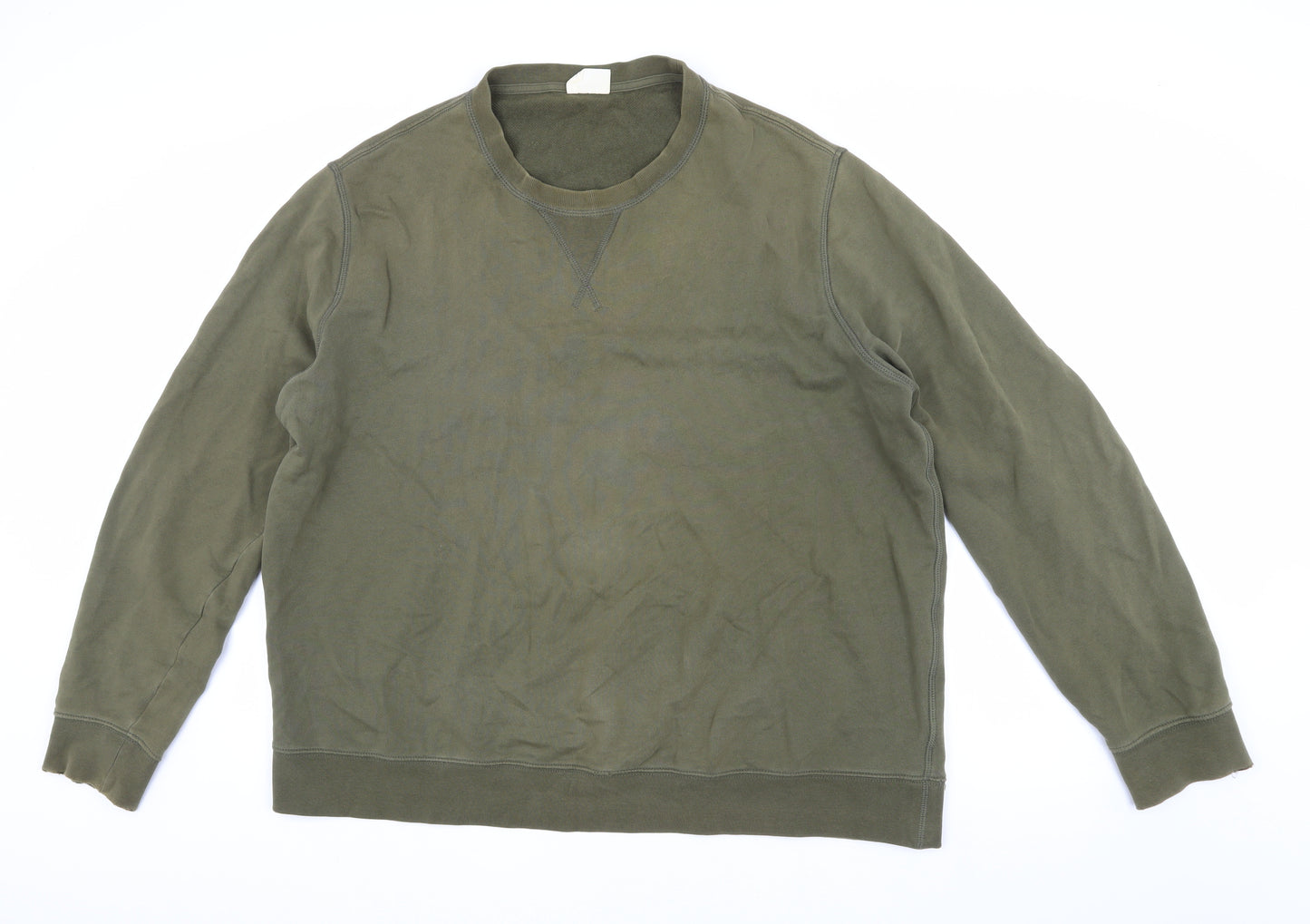 Marks and Spencer Men's Green XL Pullover Sweatshirt