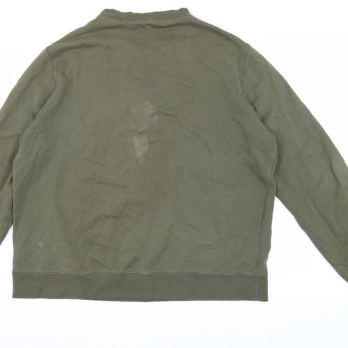 Marks and Spencer Men's Green XL Pullover Sweatshirt