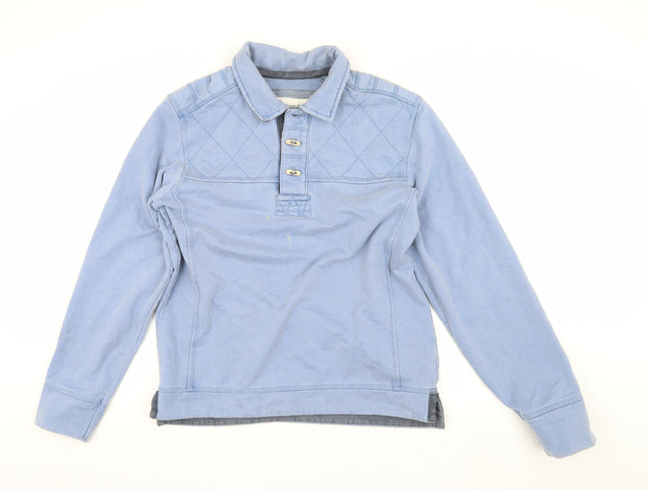 Fat Face Men's Blue Button-Up, S, Casual Long-Sleeve