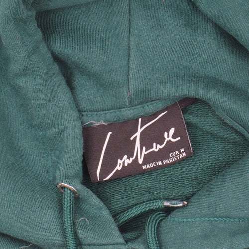 The Couture Club Men's Green Pullover Hoodie M