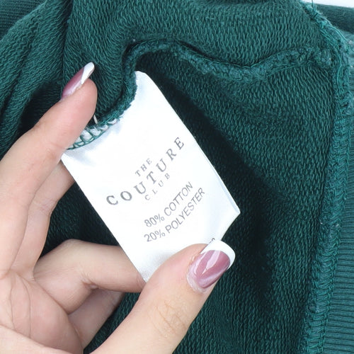 The Couture Club Men's Green Pullover Hoodie M