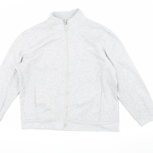 LA Gear Women's Grey Basic Jacket, Size 22, Plus Fit