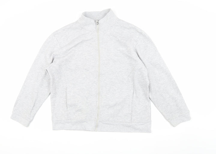 LA Gear Women's Grey Basic Jacket, Size 22, Plus Fit