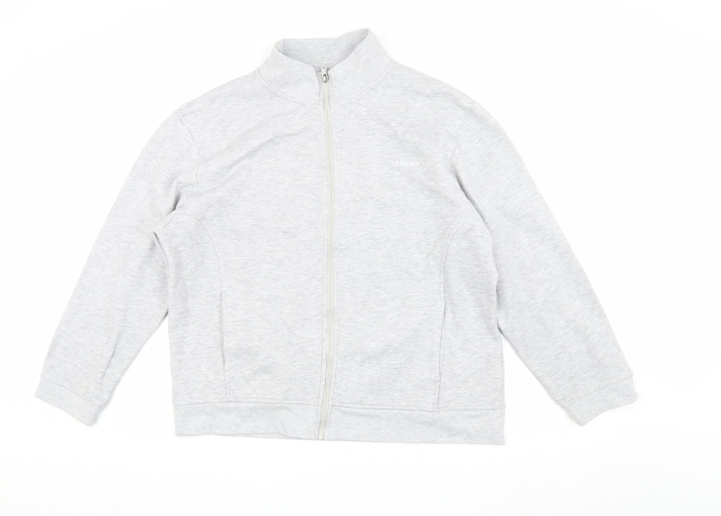LA Gear Women's Grey Basic Jacket, Size 22, Plus Fit