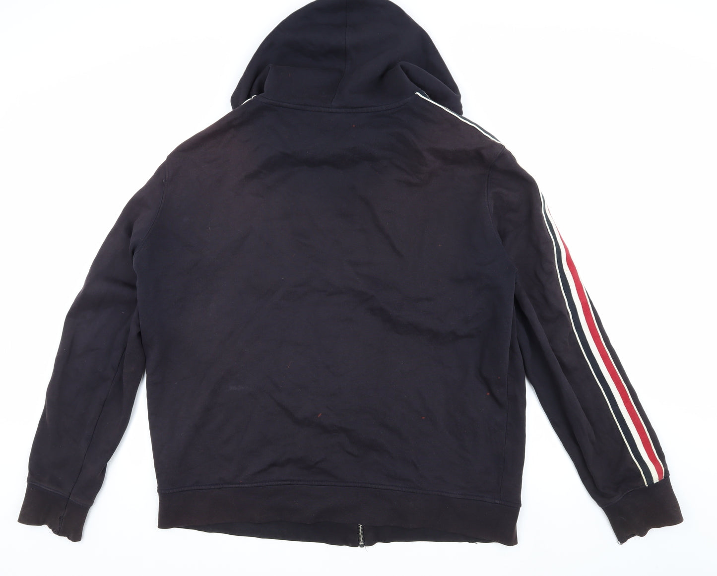 Marks and Spencer Men's Black Hooded Zip Jacket L