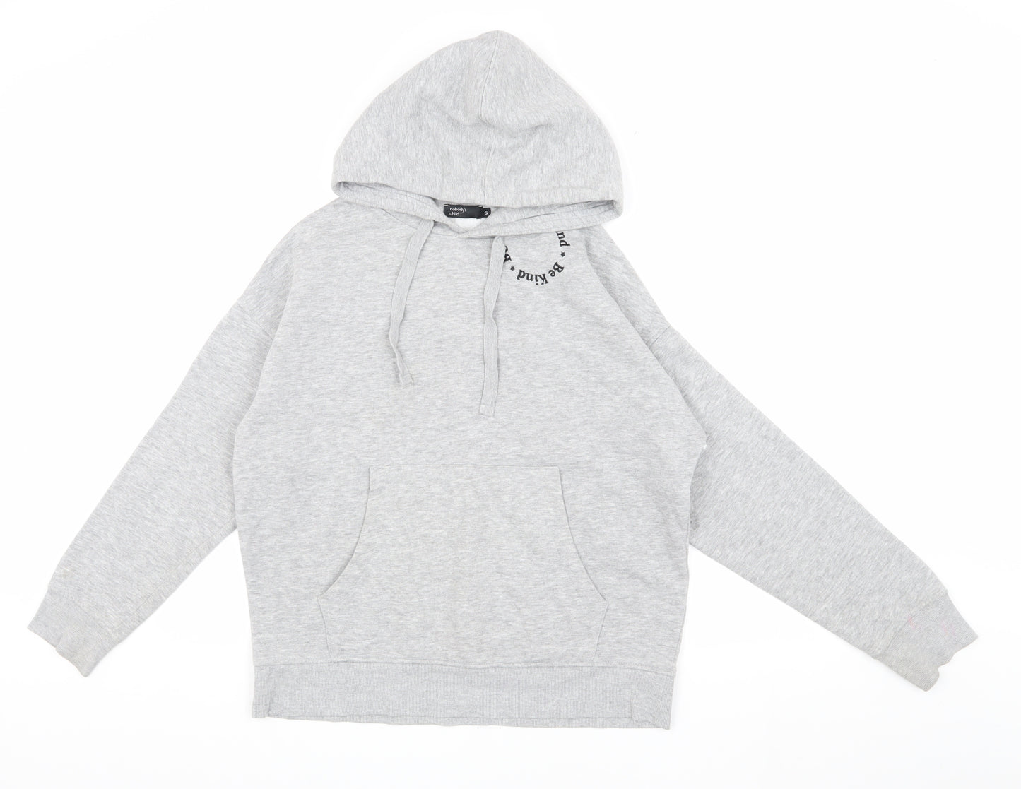 Nobody's Child Grey Pullover Hoodie S Unisex