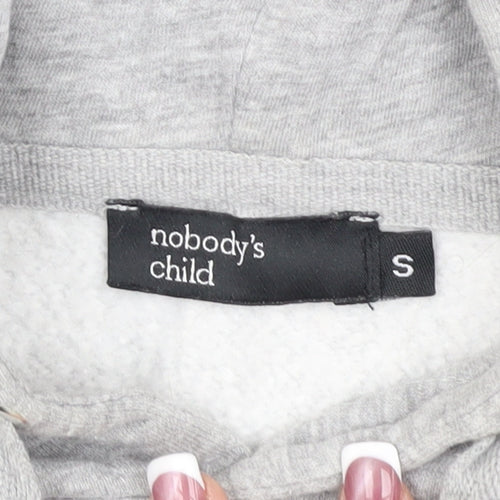 Nobody's Child Grey Pullover Hoodie S Unisex