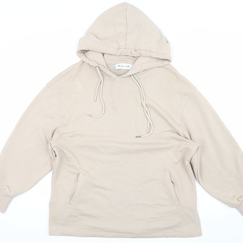 Nu-In Women's Beige Pullover Hoodie Size S