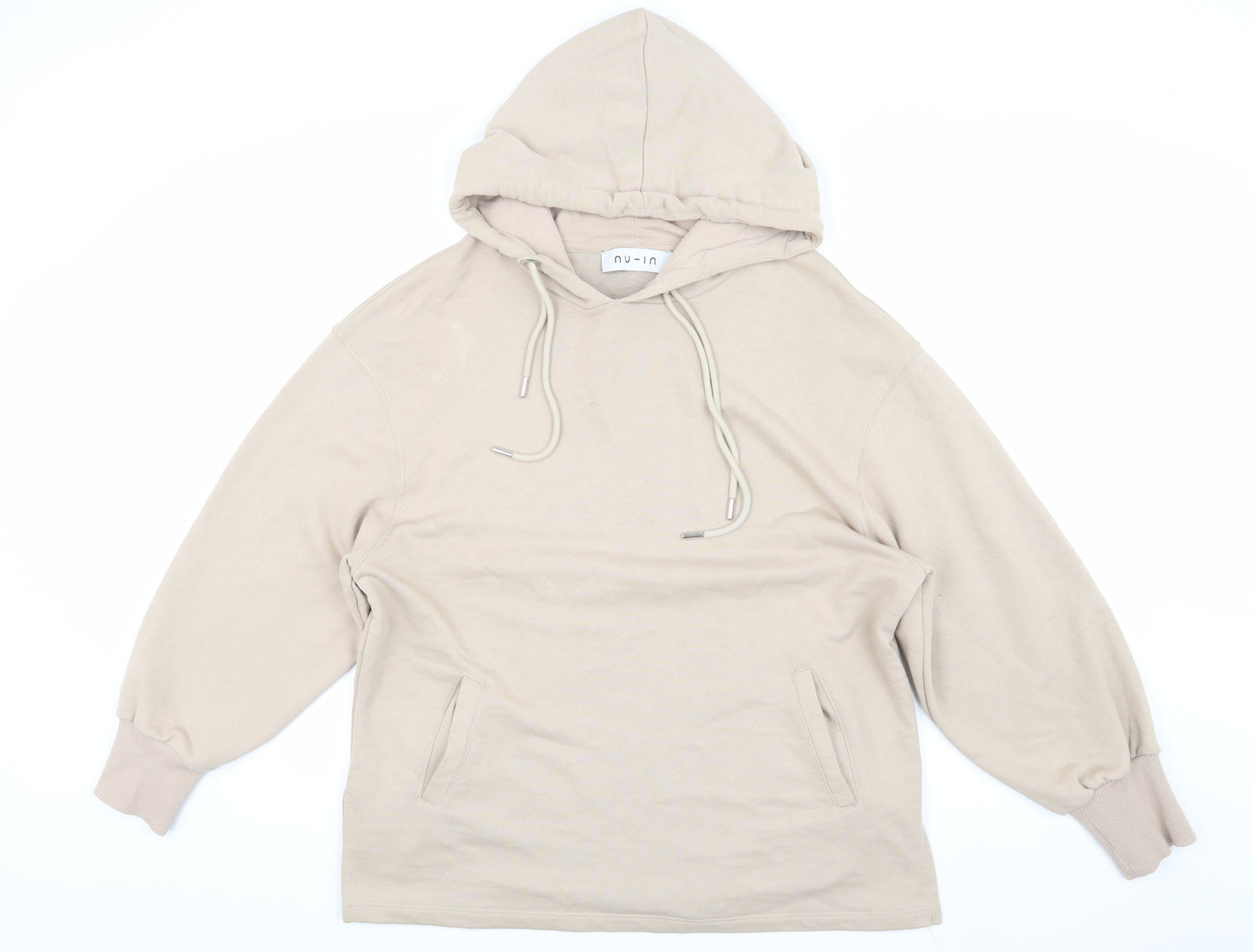 Nu-In Women's Beige Pullover Hoodie Size S