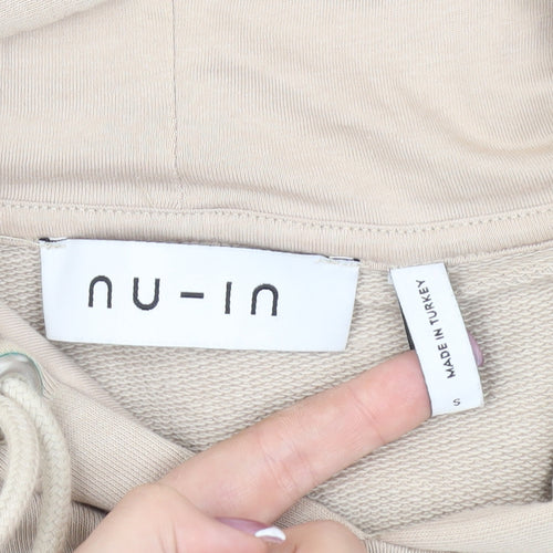 Nu-In Women's Beige Pullover Hoodie Size S