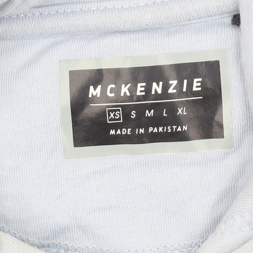 McKenzie Men's Blue Pullover Hoodie XS