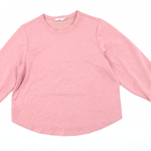 CC Heart Women's Pink Pullover Sweatshirt, Size L
