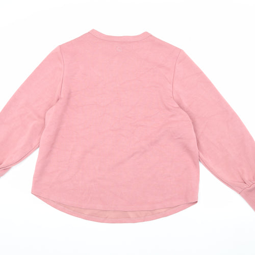 CC Heart Women's Pink Pullover Sweatshirt, Size L