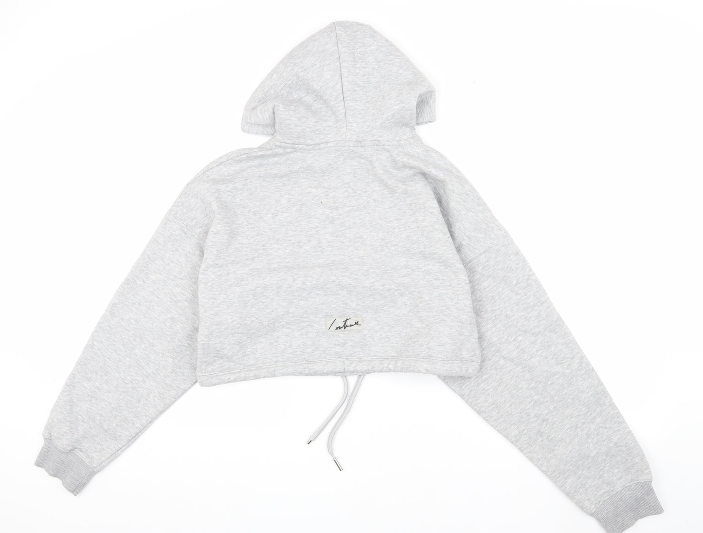 Couture Women's Grey Pullover Hoodie M Relaxed Fit