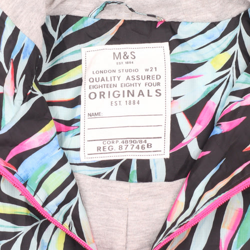 Marks and Spencer Girls' Multicoloured Floral Puffer Jacket 14-15