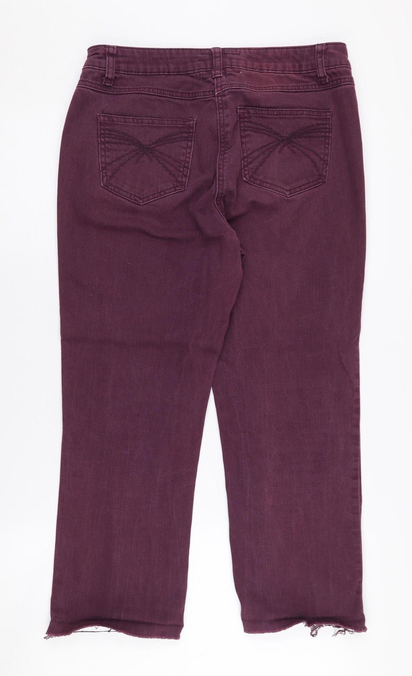 Rocha John Rocha Women’s Purple Straight Jeans Size 12