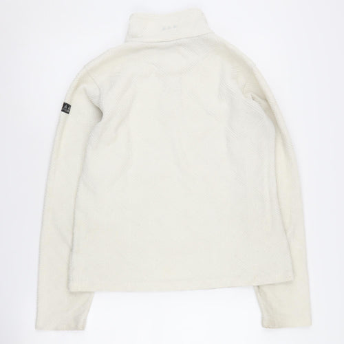 Icepeak Women's White 1/2 Zip Pullover Sweatshirt Size 12