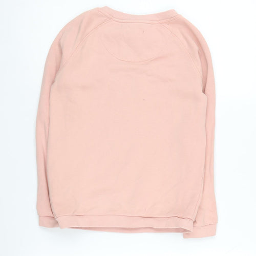 FatFace Girls Pink Pullover Sweatshirt 8-9 Years