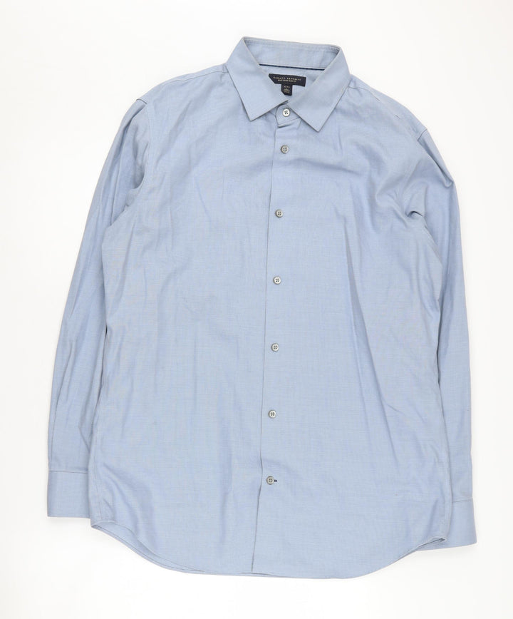 Banana Republic Men's Blue Slim Fit Shirt 16-16.5